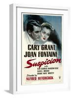 Suspicion, Cary Grant, Joan Fontaine, 1941-null-Framed Photo