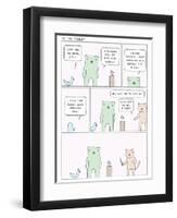 Suspicion-Reza Farazmand-Framed Art Print