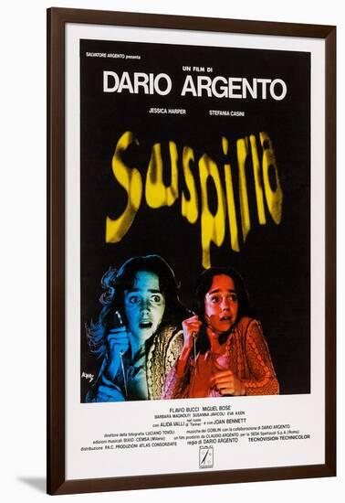 Suspiria, Italian Poster Art, Jessica Harper, 1977-null-Framed Art Print