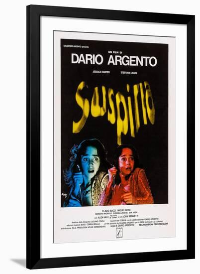Suspiria, Italian Poster Art, Jessica Harper, 1977-null-Framed Art Print