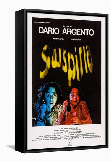 Suspiria, Italian Poster Art, Jessica Harper, 1977-null-Framed Stretched Canvas