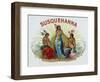 Susquehanna Brand Cigar Box Label-Lantern Press-Framed Art Print