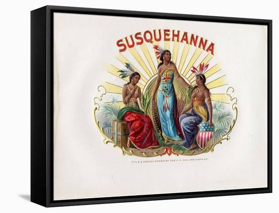 Susquehanna-Art Of The Cigar-Framed Stretched Canvas