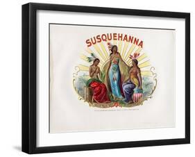 Susquehanna-Art Of The Cigar-Framed Giclee Print