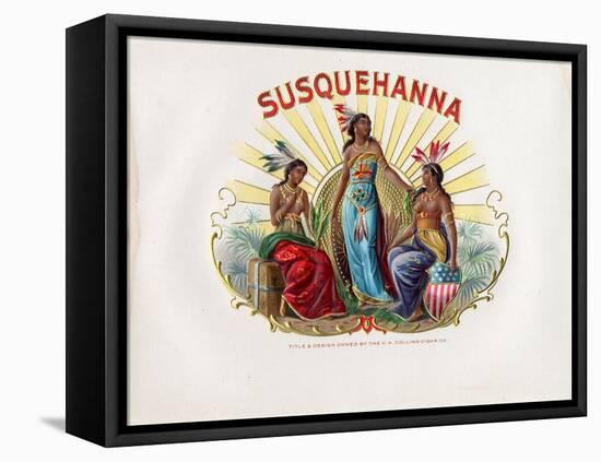 Susquehanna-Art Of The Cigar-Framed Stretched Canvas