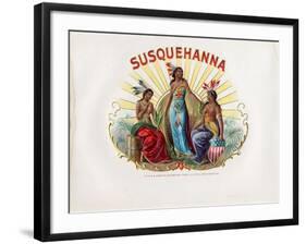 Susquehanna-Art Of The Cigar-Framed Giclee Print