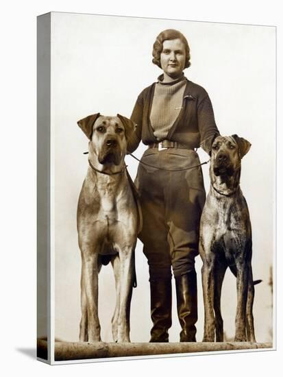 Sussex Canine Association Dog Show, Bognor Regis, Sussex, January 1934-null-Stretched Canvas