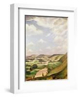 Sussex Landscape-Christopher Richard Wynne Nevinson-Framed Giclee Print