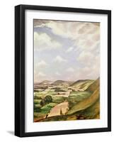 Sussex Landscape-Christopher Richard Wynne Nevinson-Framed Giclee Print