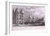 Sussex Place, Regent's Park, Marylebone, London, 1828-WR Smith-Framed Giclee Print