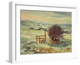 Sussex Stile, Winter, 1996-Robert Tyndall-Framed Giclee Print