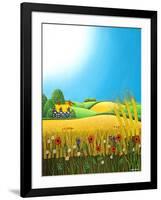 Sussex Wheatfields, 1995-Larry Smart-Framed Giclee Print