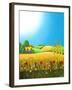 Sussex Wheatfields, 1995-Larry Smart-Framed Giclee Print