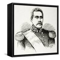 Susuga Malietoa Laupepa (18411898) Was the Ruler (Malietoa) of Samoa.-null-Framed Stretched Canvas