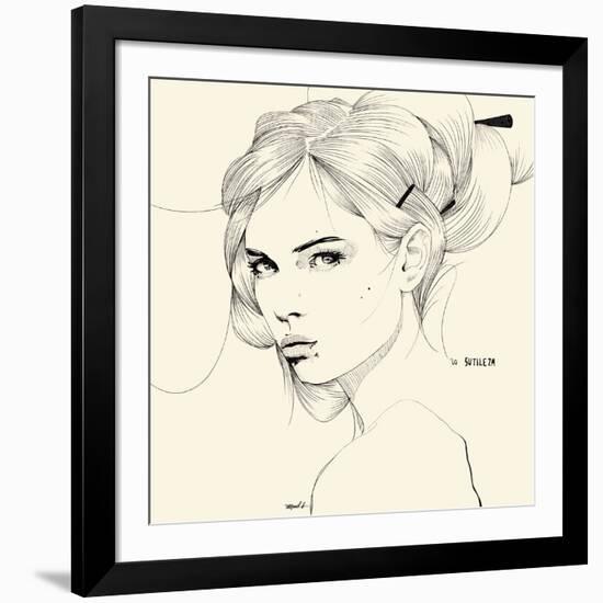 Sutileza-Manuel Rebollo-Framed Art Print