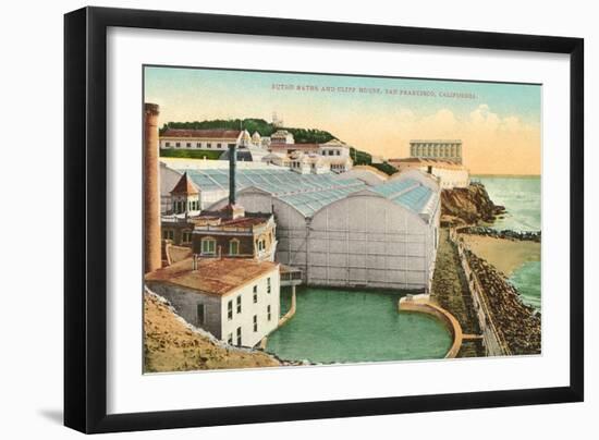 Sutro Baths, Cliff House, San Francisco, California-null-Framed Art Print