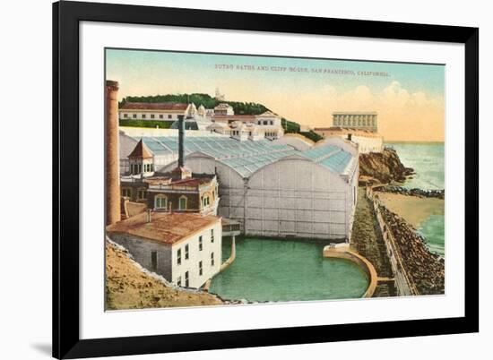 Sutro Baths, Cliff House, San Francisco, California-null-Framed Art Print