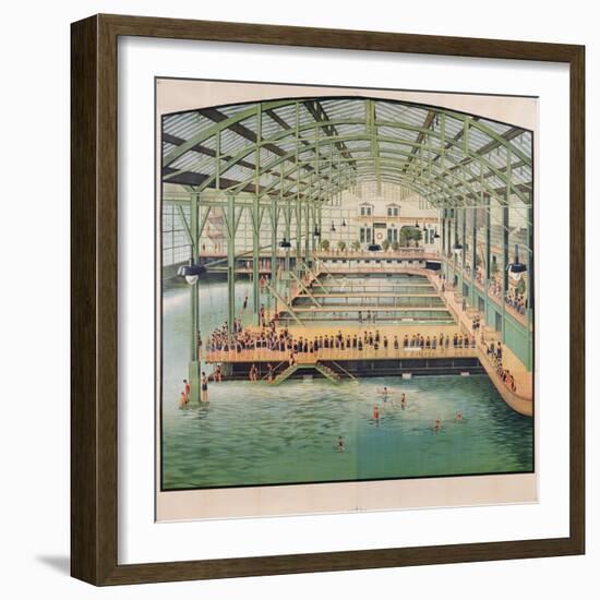 Sutro Baths, San Fransisco, C.1899-null-Framed Giclee Print