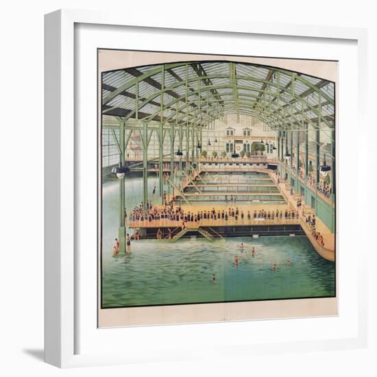 Sutro Baths, San Fransisco, C.1899-null-Framed Giclee Print