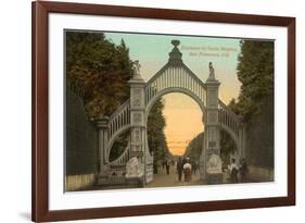 Sutro Heights Entrance, San Francisco, California-null-Framed Art Print