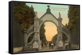 Sutro Heights Entrance, San Francisco, California-null-Framed Stretched Canvas