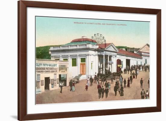 Sutro's Baths, San Francisco, California-null-Framed Art Print