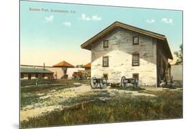 Sutter's Fort, Sacramento-null-Mounted Art Print