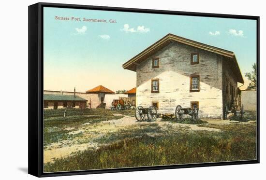 Sutter's Fort, Sacramento-null-Framed Stretched Canvas