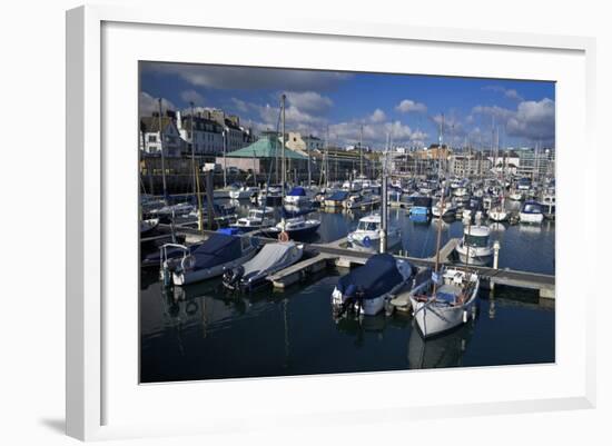 Sutton Harbour Marina, Plymouth, Devon, England, United Kingdom, Europe-Rob Cousins-Framed Photographic Print