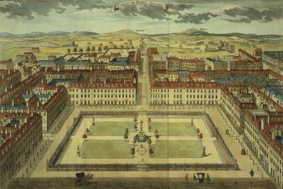 Soho or King's Square, for "Stow's Survey of London," Published 1754