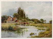 Essex Scenery: The River Stour at Dedham-Sutton Palmer-Stretched Canvas