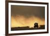 Suv Driving across Savanna-null-Framed Photographic Print