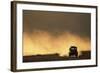 Suv Driving across Savanna-null-Framed Photographic Print