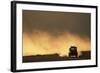 Suv Driving across Savanna-null-Framed Photographic Print