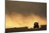 Suv Driving across Savanna-null-Mounted Photographic Print