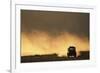 Suv Driving across Savanna-null-Framed Photographic Print