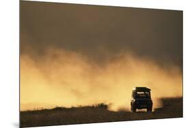 Suv Driving across Savanna-null-Mounted Photographic Print