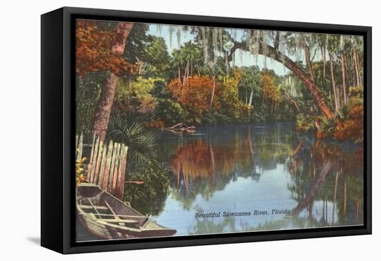 Suwannee River, Florida-null-Framed Stretched Canvas