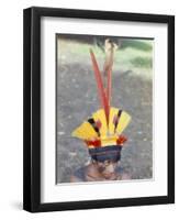 Suya Indian, Brazil, South America-Robin Hanbury-tenison-Framed Premium Photographic Print