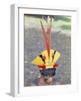Suya Indian, Brazil, South America-Robin Hanbury-tenison-Framed Photographic Print