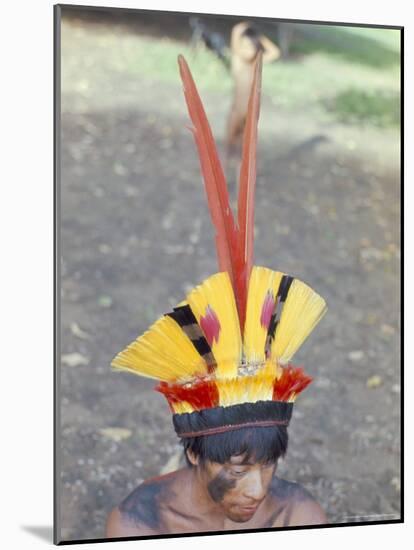 Suya Indian, Brazil, South America-Robin Hanbury-tenison-Mounted Photographic Print
