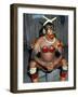 Suya Indian Dressed for Dance, Brazil, South America-Robin Hanbury-tenison-Framed Photographic Print