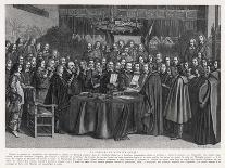 The Congress of Munster Concludes the Treaty of Westphalia-Suyderhoet-Art Print