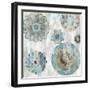 Suzani Blue II-Tom Reeves-Framed Art Print