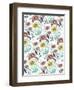 Suzani Floral-Elizabeth Caldwell-Framed Giclee Print