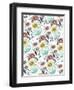 Suzani Floral-Elizabeth Caldwell-Framed Giclee Print