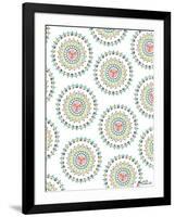 Suzani Medallions-Elizabeth Caldwell-Framed Giclee Print