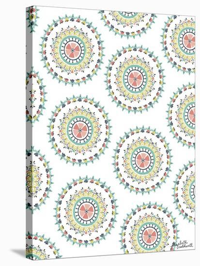 Suzani Medallions-Elizabeth Caldwell-Stretched Canvas