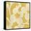 Suzani Silhouette in Yellow I-Chariklia Zarris-Framed Stretched Canvas