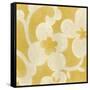 Suzani Silhouette in Yellow I-Chariklia Zarris-Framed Stretched Canvas